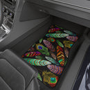 Boho Indian Feathers Car Mats (Set of 4), Custom Car Mats, Car Floor Mats, Truck Floor Mats, Auto Accessories, Car Mats
