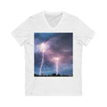 Daunting Lightning Unisex V-Neck T-shirt