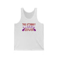 This Attorney Is A Fabulous Diva Unisex Jersey Tank