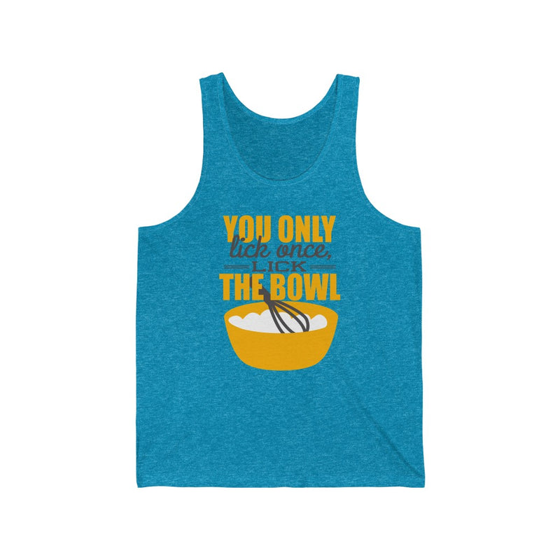You Only Lick Unisex Jersey Tank