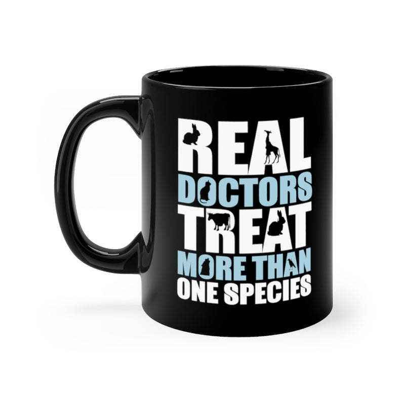 Real Doctors 11oz Black Mug