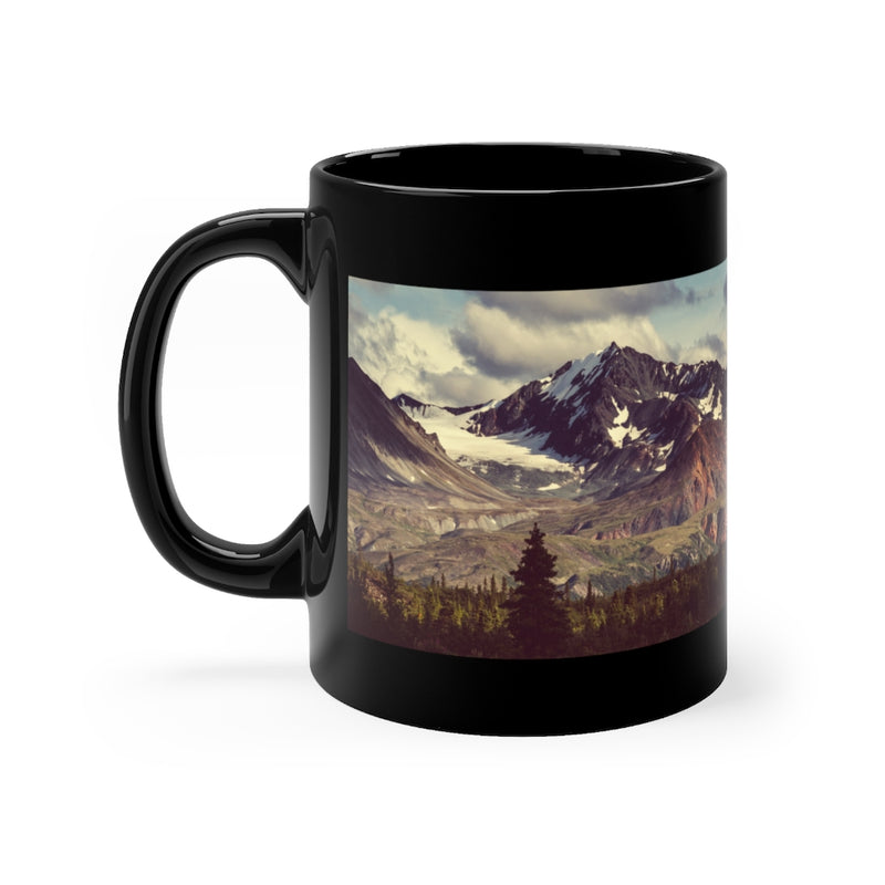 Breathtaking Mountains 11oz Black Mug