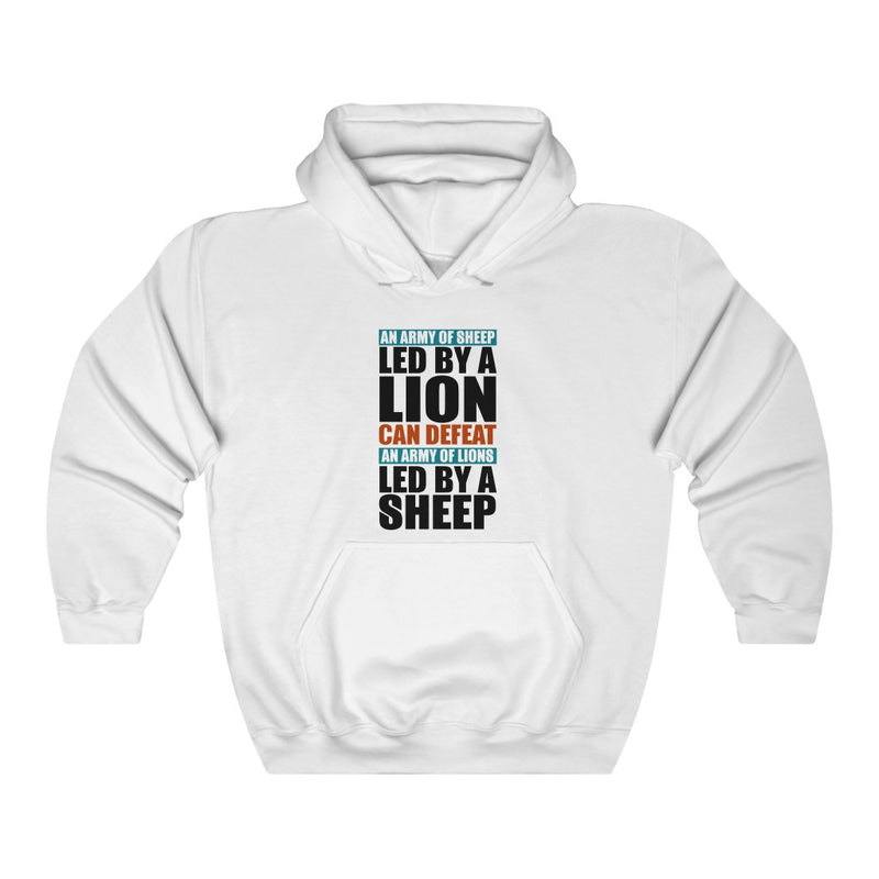 An Army Of Sheep Led By A Lion Unisex Heavy Blend™ Hoodie
