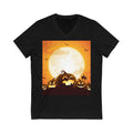 Laughing Pumpkins Unisex V-Neck T-shirt