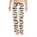 Boho Indian Feathers Pajama Pants, Free Shipping, Boho Lounge Pants, Boho Pajama Bottoms, Womens Boho Pajamas