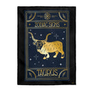 Taurus Zodiac Blanket, Velveteen Plush Blanket, Free Shipping, Two Sizes, Throw Blanket, Extra Soft, Custom Photo, Astrology
