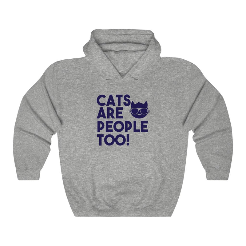 Cats Are People Unisex Heavy Blend Hoodie