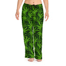 Marijuana Leaves Pajama Pants, Free Shipping, Lounge Pants, 420 Stoner Pants, Womens Pajamas, Cannabis Weed Pajamas