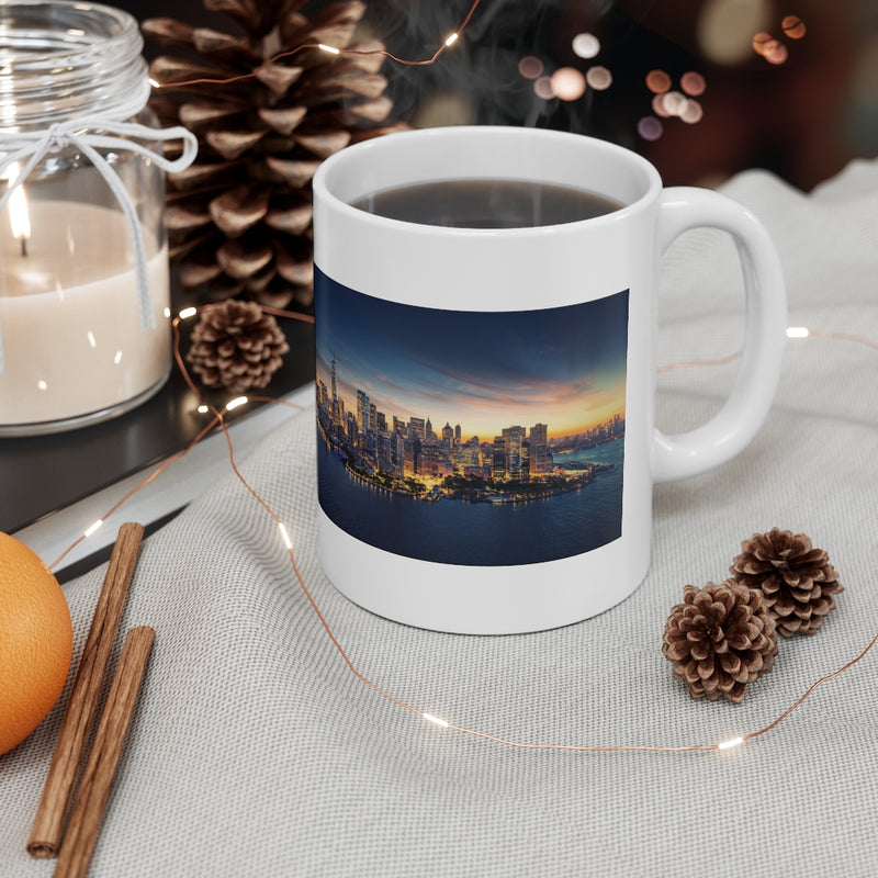 New York City 11oz White Mug