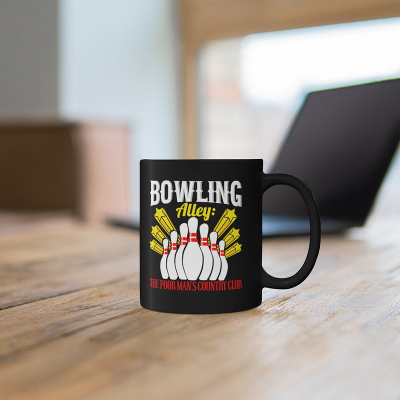 Bowling Alley - 11oz Black Mug