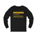 Engineer Noun Unisex Jersey Long Sleeve T-shirt