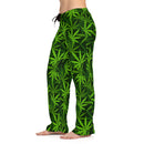 Marijuana Leaves Pajama Pants, Free Shipping, Lounge Pants, 420 Stoner Pants, Womens Pajamas, Cannabis Weed Pajamas