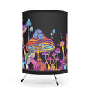 Mushroom Garden Night Light, Indoor Table Lamp, Custom Printed Mushrooms Lamp, Shrooms Bedside Lamp, Rave Lamp, Trippy