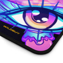 Boho Mushroom Desk Mat, Free Shipping, Two Sizes, Large Deskmat, Mouse Pad For Gamers, Desk Pad, Tie-Dye, Free Spirit