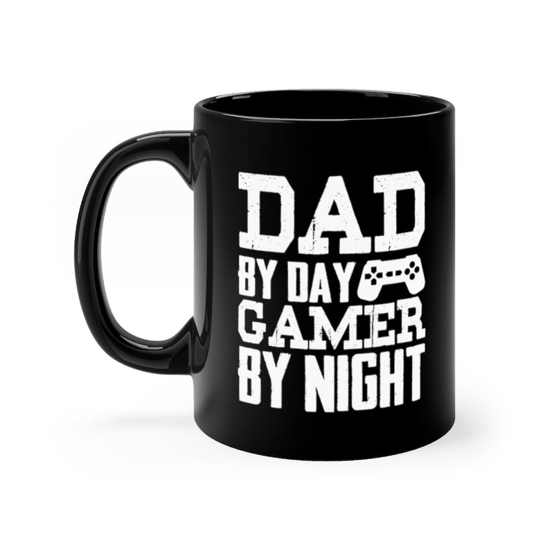 Dad By Day 11oz Black Mug
