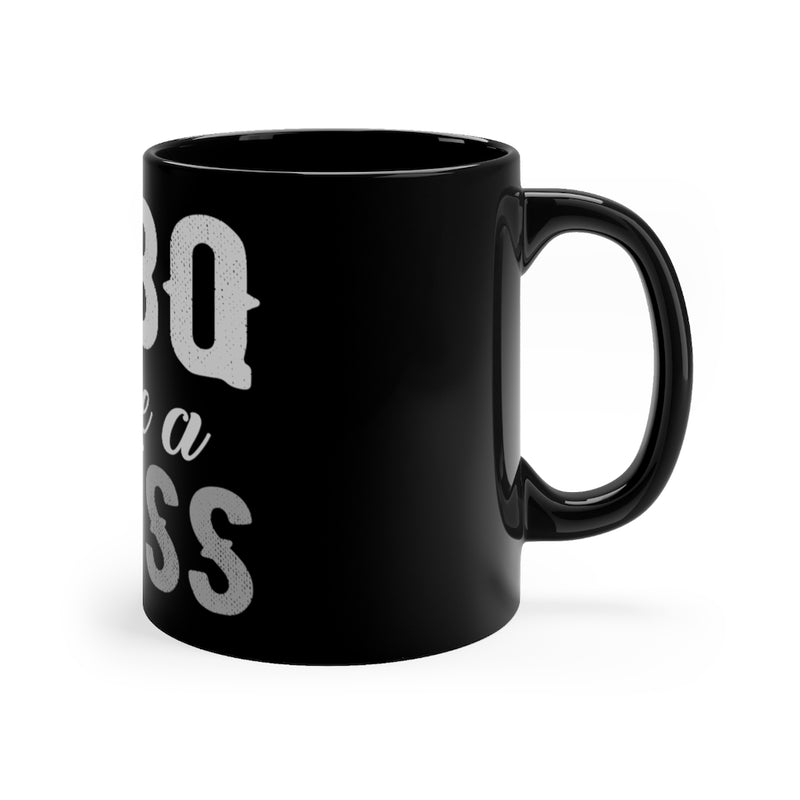 BBQ Like A Boss - 11oz Black Mug