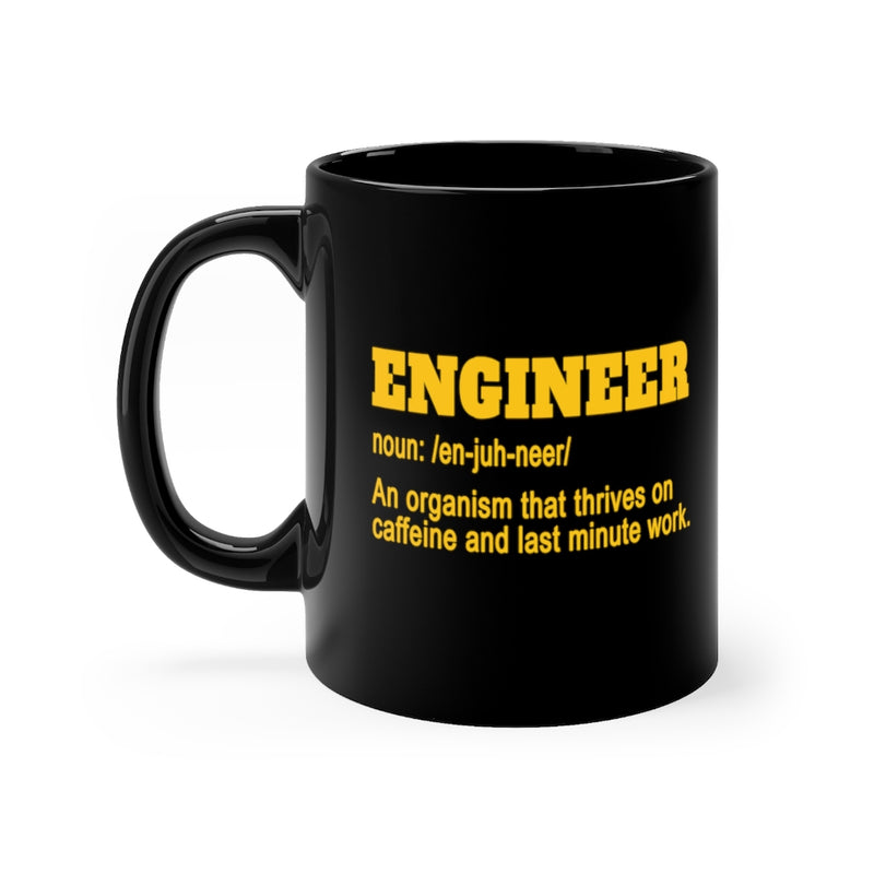 Engineer Noun 11oz Black Mug
