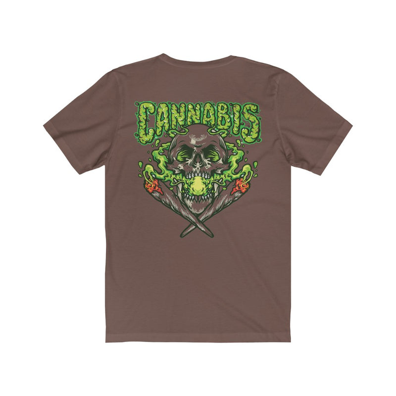 Wildbuy Official Cannabis Skull Unisex Jersey Short Sleeve T-shirt