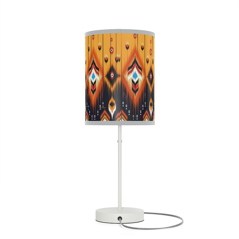 Aztec Natural Lamp on a Stand, Night Light, Indoor Table Lamp, Custom Photo Night Light, Bedside Lamp
