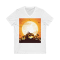 Laughing Pumpkins Unisex V-Neck T-shirt