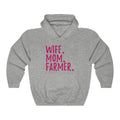 Wife Mom Farmer Unisex Heavy Blend™ Hoodie