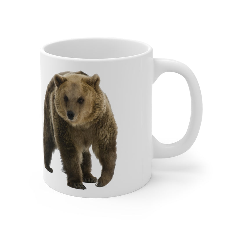 Fierce Bear 11oz White Mug
