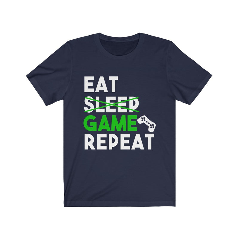 Eat Sleep Game Unisex Jersey Short Sleeve T-shirt
