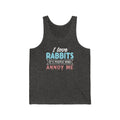 I Love Rabbits Unisex Jersey Tank