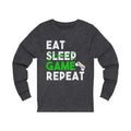 Eat Sleep Game Unisex Jersey Long Sleeve T-shirt