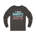 I Love Rabbits Unisex Jersey Long Sleeve T-shirt