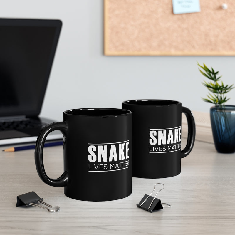 Snake Lives Matter 11oz Black Mug