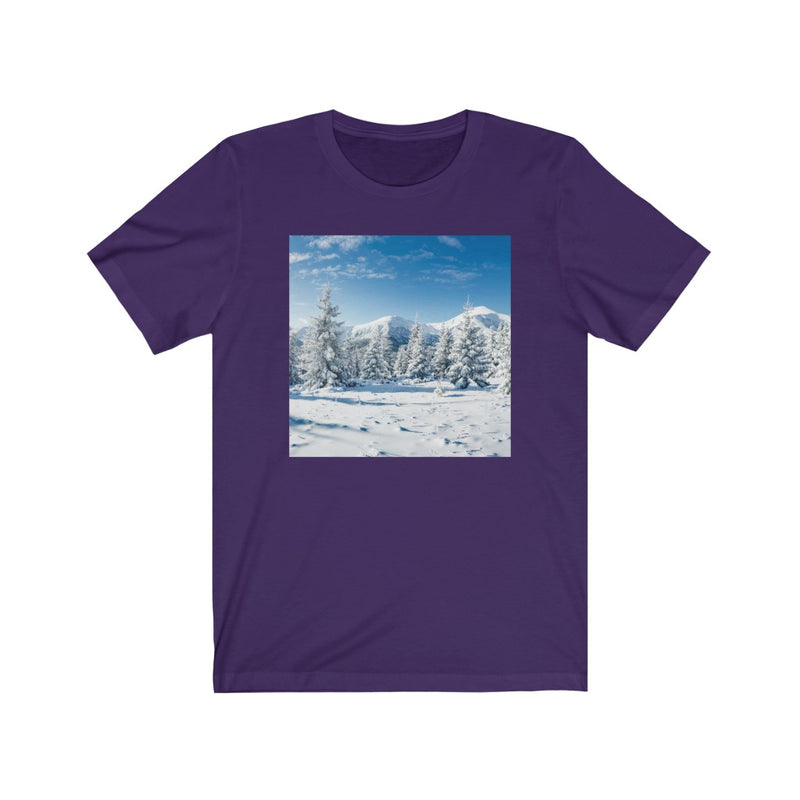 Snowy Trees Unisex T-shirt