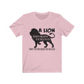A Lion That Hunts For Survival Unisex Short Sleeve T-shirt