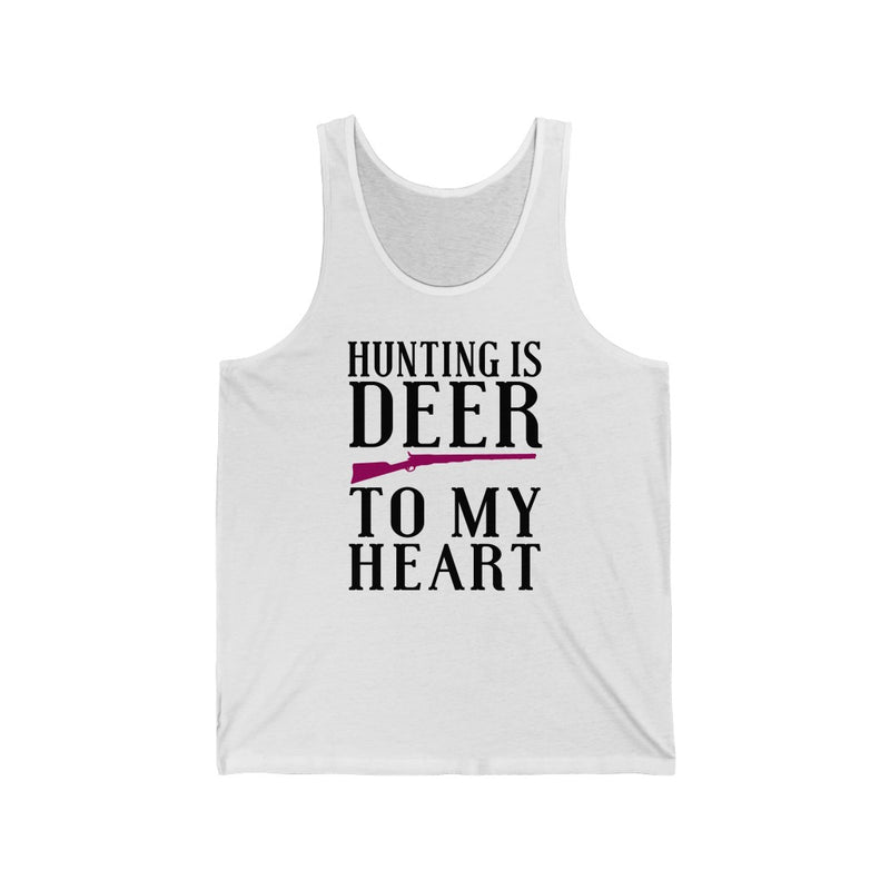 Hunting Is Deer Unisex Jersey Tank