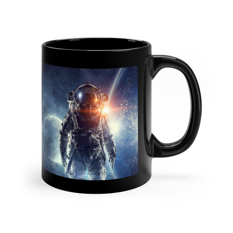 Far Out Space 11oz Black Mug