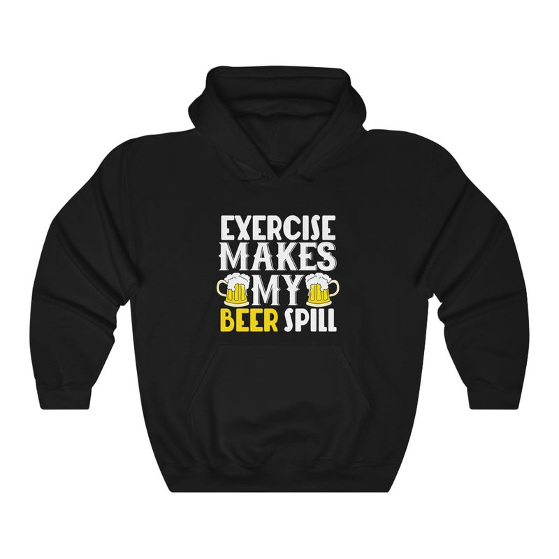 Exercise Makes My Beer Spill Unisex Heavy Blend™ Hoodie