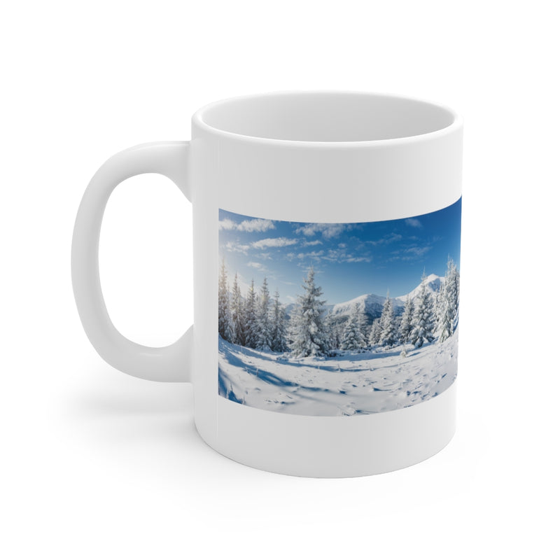 Snowy Trees 11oz White Mug