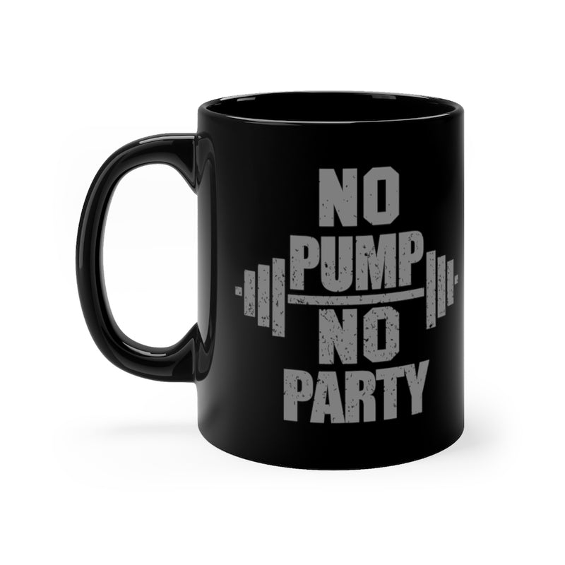 No Pump 11oz Black Mug