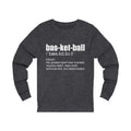 Basketball Unisex Jersey Long Sleeve T-shirt
