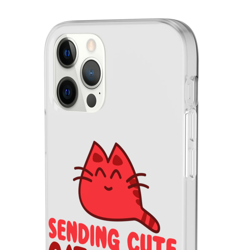 Sending Cute Cat Flexi Cases