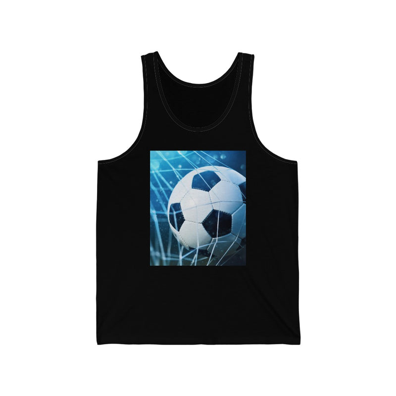 Scoring Goal Soccer Unisex Tank Top