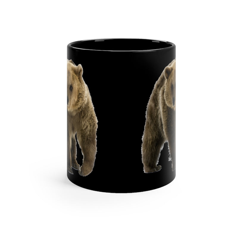 Fierce Bear 11oz Black Mug