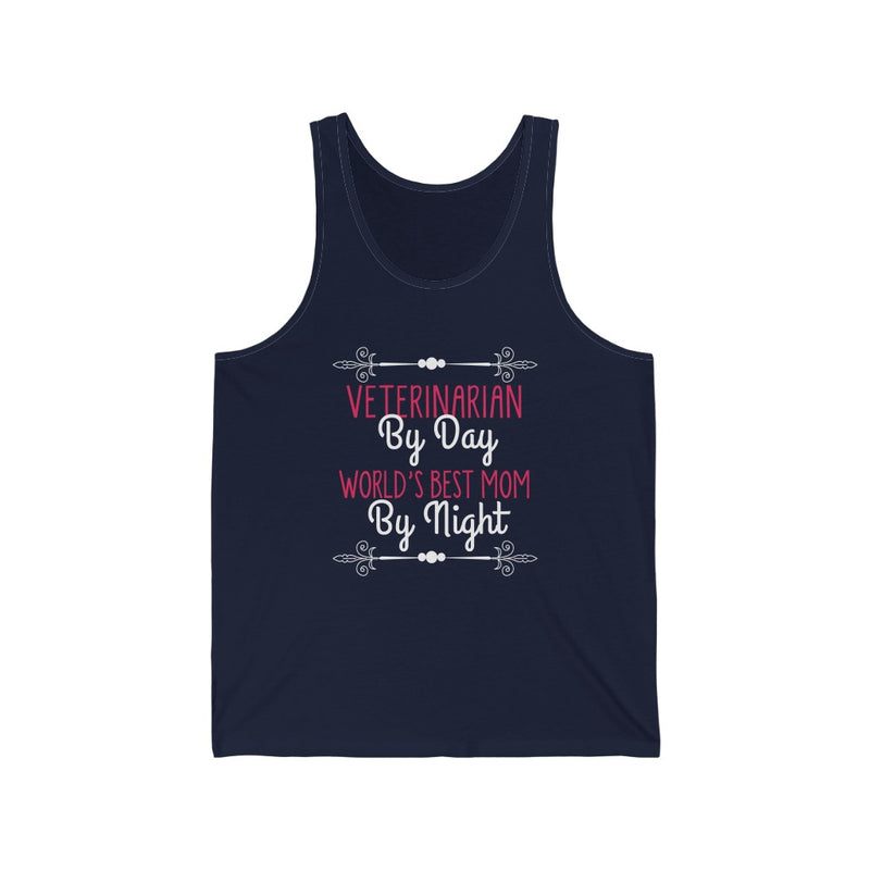 Veterinarian By Day Unisex Jersey Tank