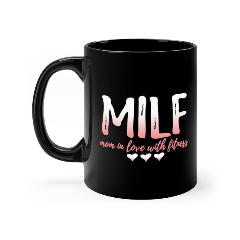 MILF 11oz Black Mug