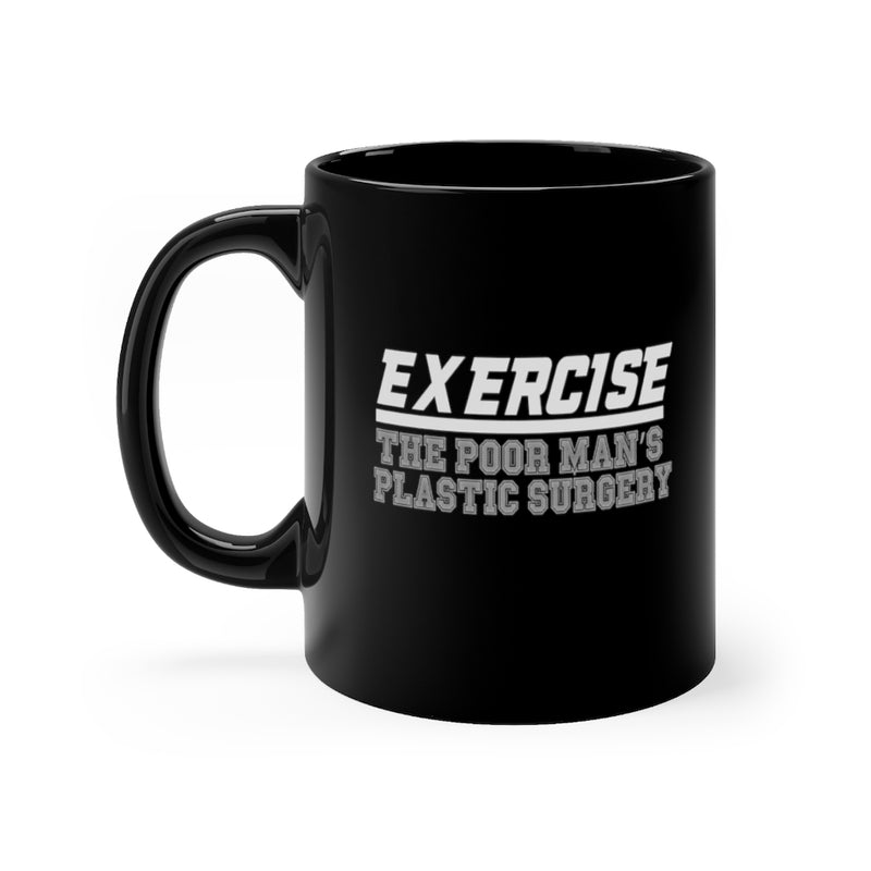 Exercise 11oz Black Mug