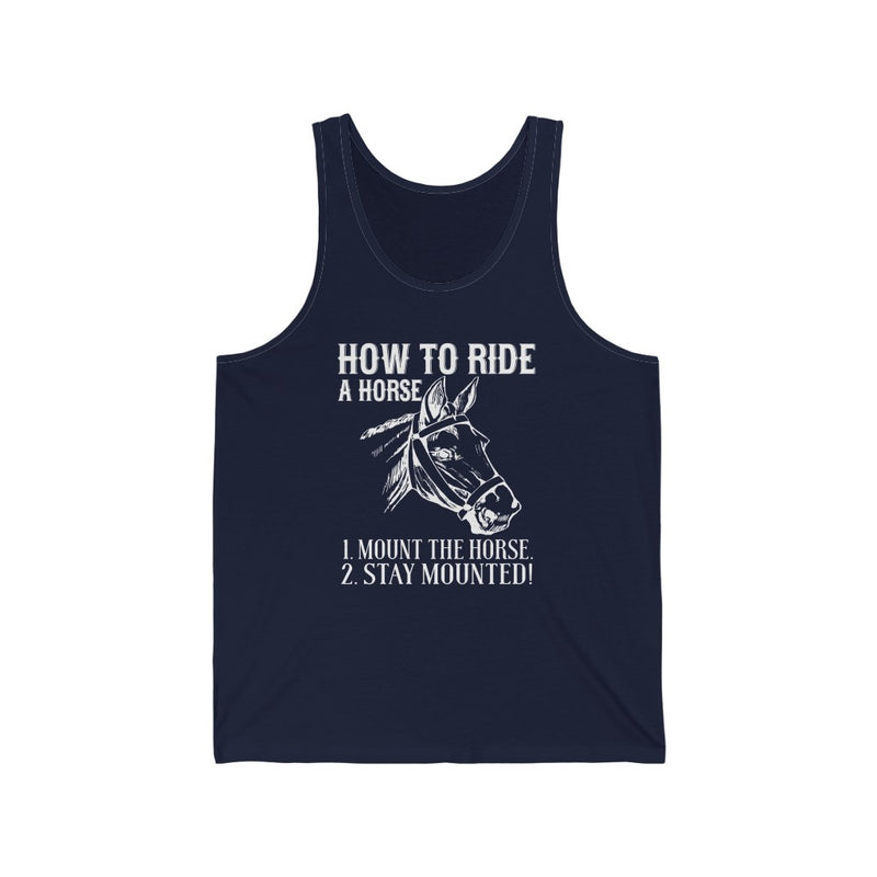 How To Ride Unisex Jersey Tank