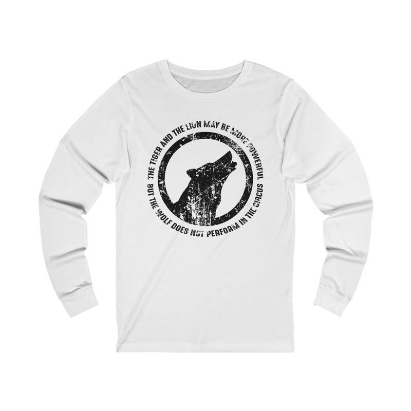 The Tiger And Unisex Jersey Long Sleeve T-shirt