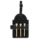 Golf Bag Tag with 3 Wooden Tees