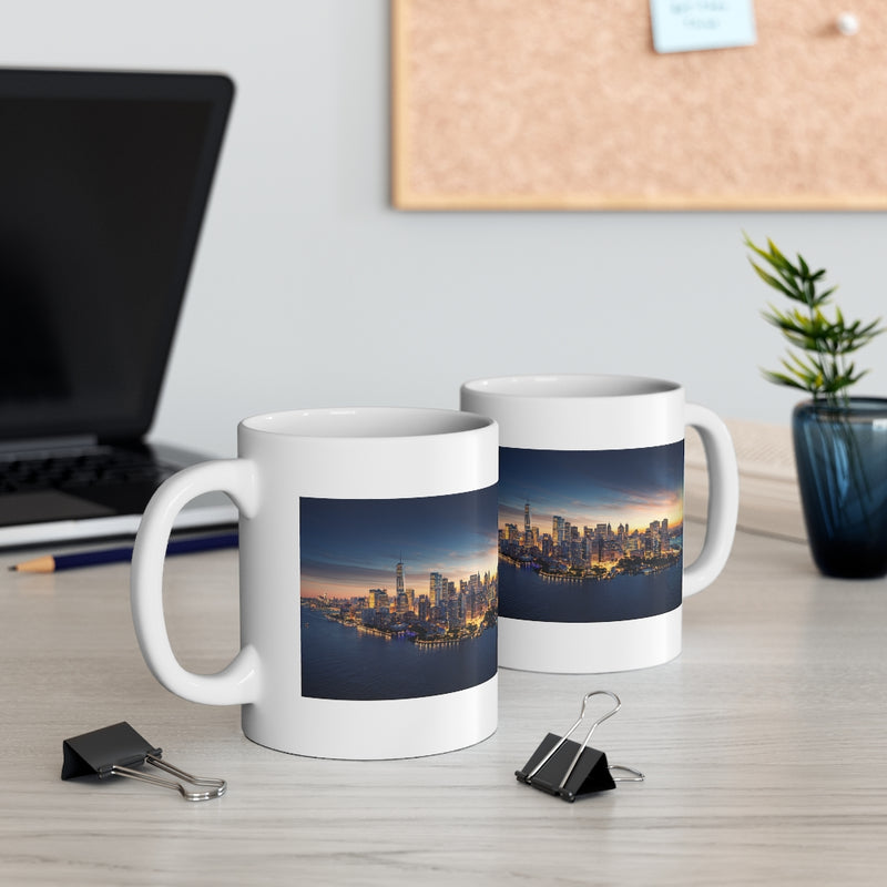 New York City 11oz White Mug