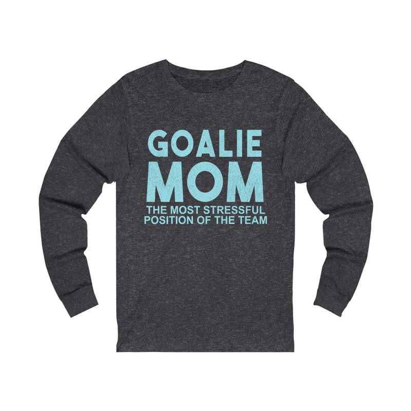 Goalie Mom Unisex Jersey Long Sleeve T-shirt